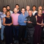 Group shot at the Partner of the year awards