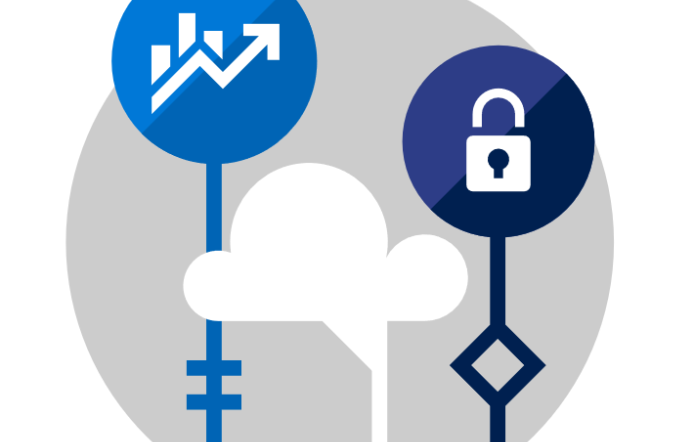 Illustrations depecting AI data analytics.